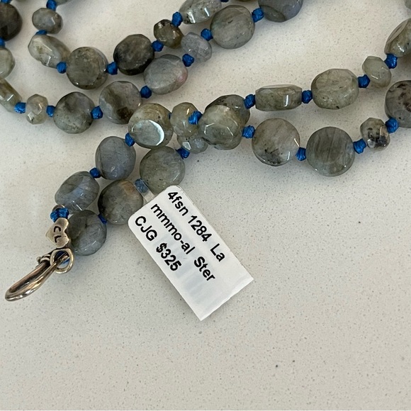 One of a kind Labradorite beaded 42” Necklace - Picture 11 of 11